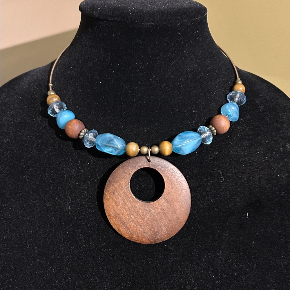 Trio Of Turquoise Color Choker Style Necklaces - Picture 8 of 11
